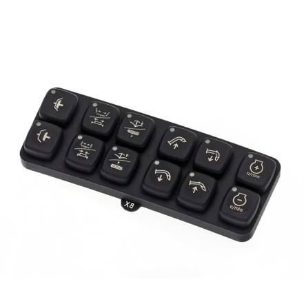 Laser-Mark-Backlight-Rubber-Silicone-Keypad