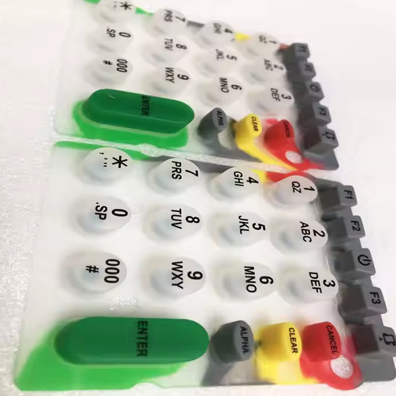 Colorful Silicone Rubber Keyboard Buttons with Custom Logo Suppliers5