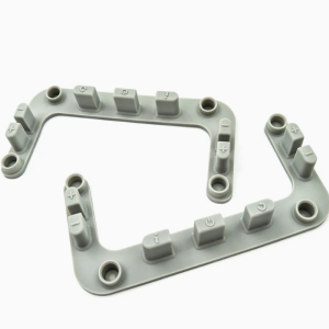 Flexible Silicone Rubber Keyboard Keypads for Calculator Application with Carbon Pills Suppliers1