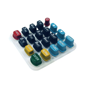 Custom Silicone Keypad With Plastic Key Cap for POS Machine Manufacturing2