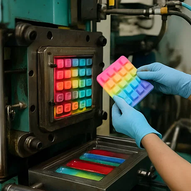 How Challenging Is It to Manufacture Gradient Silicone Keypads and Lower Multicolor Costs4