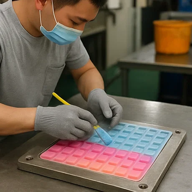 How Challenging Is It to Manufacture Gradient Silicone Keypads and Lower Multicolor Costs6