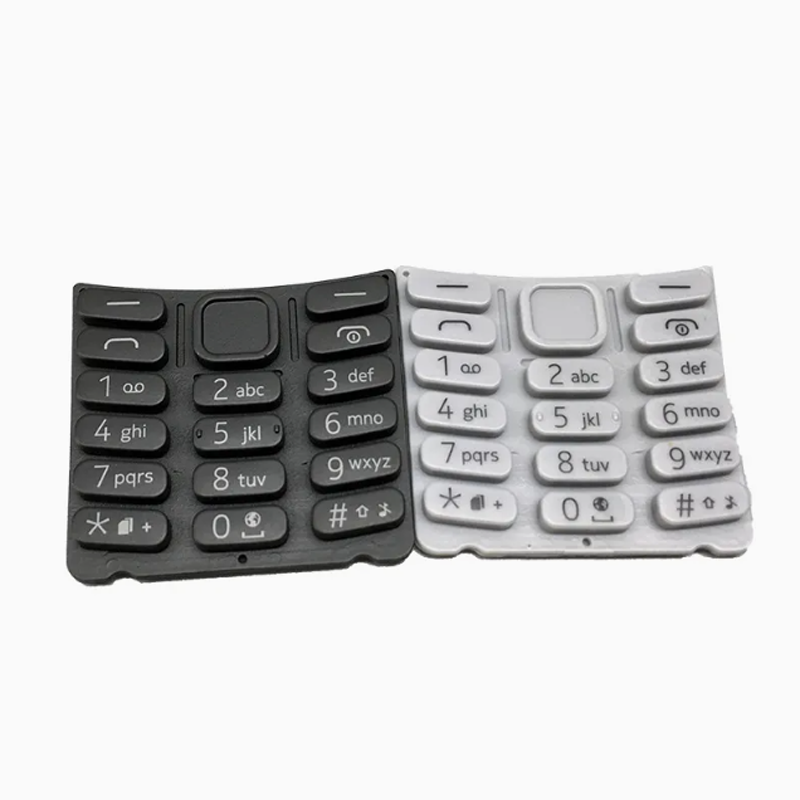Customize UV Coating Silicone Rubber Silicone Keypad with Laser Etching Coating Factory1