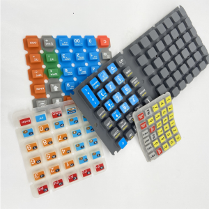 OEM Conductive Silicone Rubber Keyboard Keypad Button with Silk-printing Coating Factory1