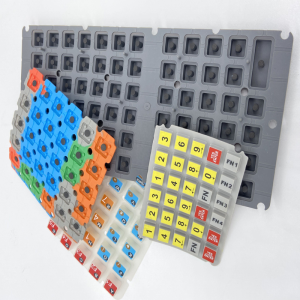 OEM Conductive Silicone Rubber Keyboard Keypad Button with Silk-printing Coating Factory2