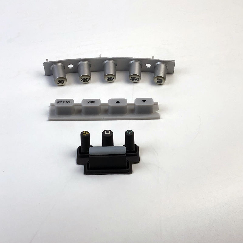 Custom Compression Molding Silicon Rubber Keypad Button With Laser Etching Printing Manufacturer4
