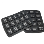 Custom Waterproof Durable Silicone Rubber Button Keypad with Laser Etching Solution Factory1