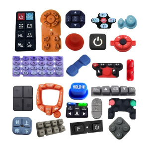 Customized Conductive Silicone Color Coating Elastomer Silicone Rubber Keypads for Electronic Control Application Factory2