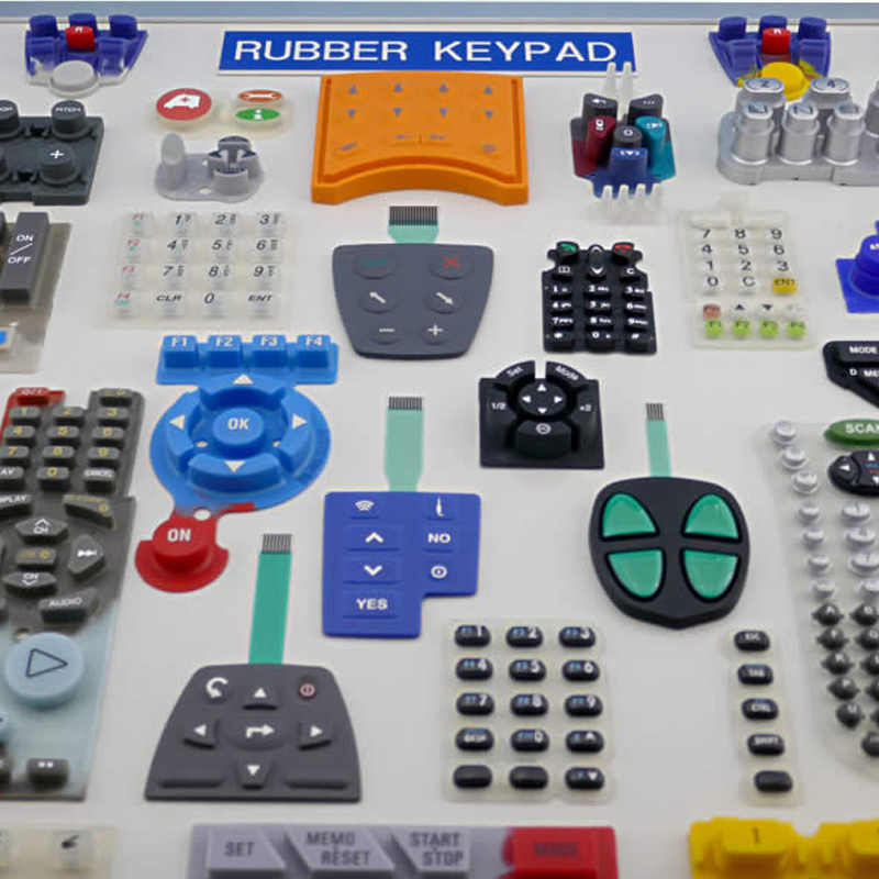 What Role Does Color Application Play in the Manufacturing of Silicone Rubber Keypads2