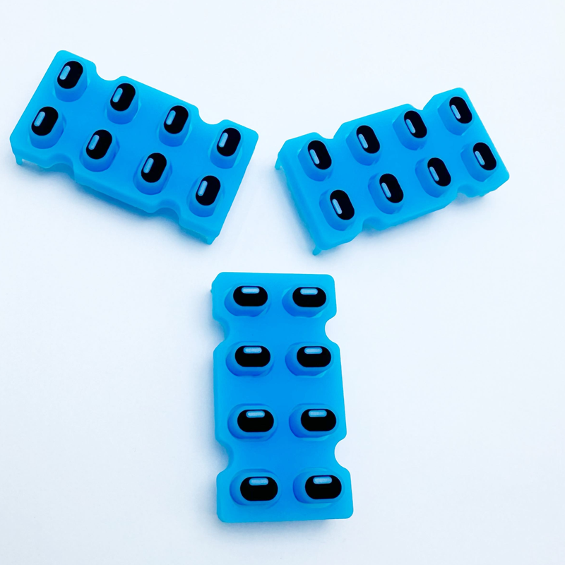 Custom Epoxy Coated Silicone Rubber Keypad Switch Buttons for Electronic Devices Application Factory1