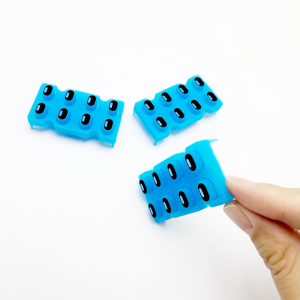 Custom Epoxy Coated Silicone Rubber Keypad Switch Buttons for Electronic Devices Application Factory3
