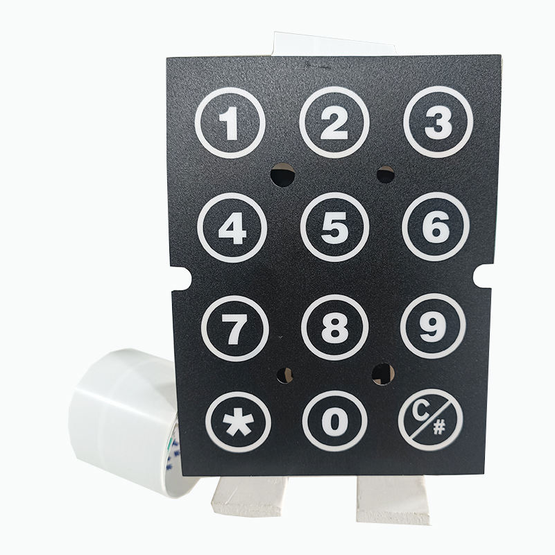Custom Silicone Rubber Keyboard Keypad with Conductive Metal Dome for PCB Circuit Board Supplier1