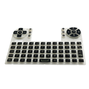 OEM Compression Molding Silicone Rubber Button Keypad Switch for Electronic POS Device Parts Factory 2