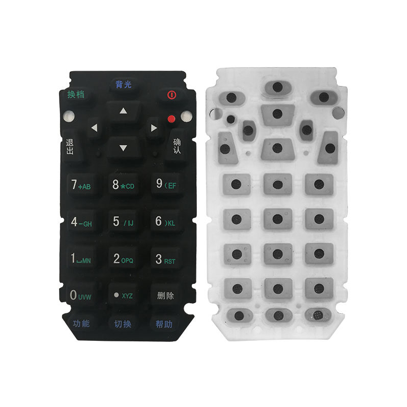 OEM Multicolor Silicone Rubber Keypad with Customized Screen Printing for Home Appliance Suppliers1