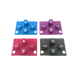 OEM Multicolor Silicone Rubber Keypad with Customized Screen Printing for Home Appliance Suppliers3
