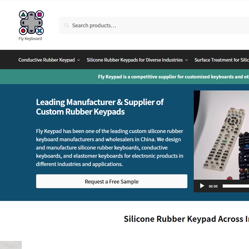 Who Produces the Highest-Quality Silicone Rubber Keypads in China1