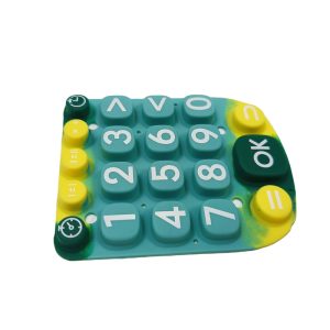 Custom Conductive Carbon Pill Silicone Rubber Keypad Keyboards 1