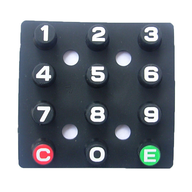 Conductive Silicone Rubber Keypad Button with PU Coating1
