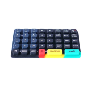 Conductive Silicone Rubber Keypad Button with PU Coating2