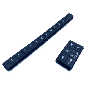 Customizable Conductive Remote Control Silicone Keypad Button Factory2